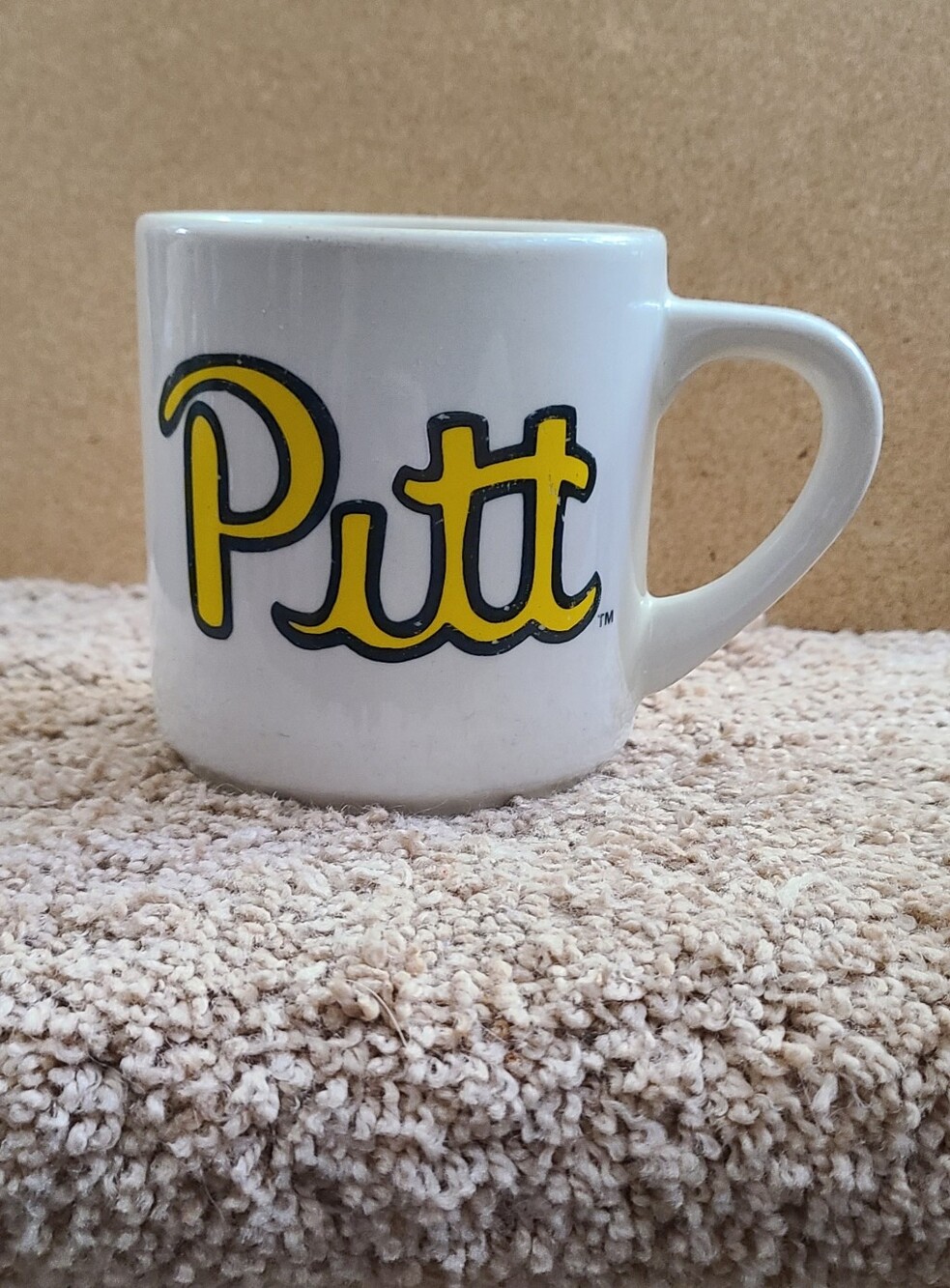 Vintage University of Pittsburgh Coffee Mug